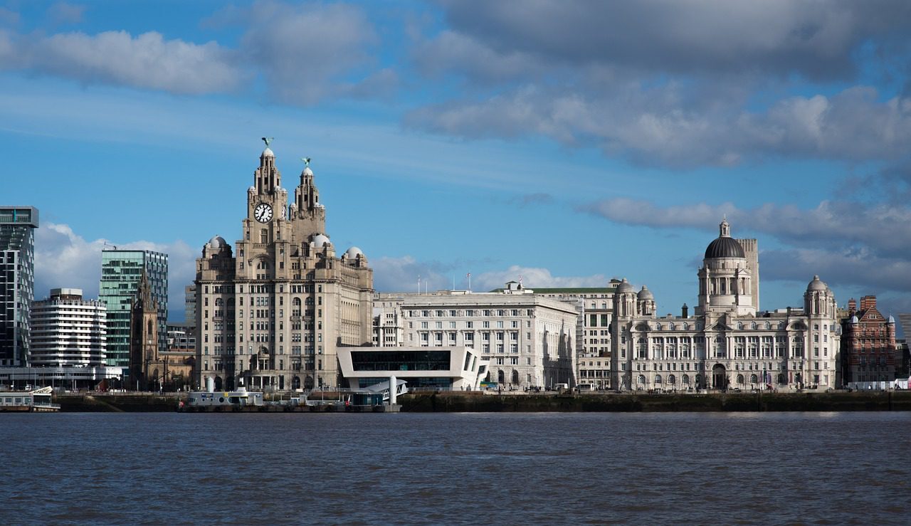 A view of impressive buildings in South Liverpool