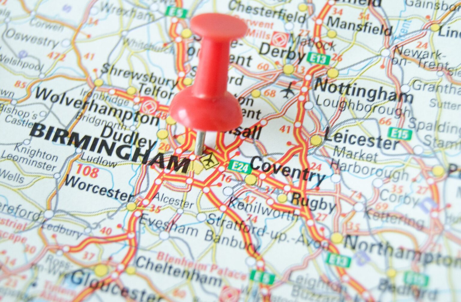 build-to-rent Birmingham map of west Midlands