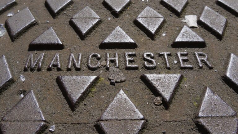 Manchester metal man hole cover