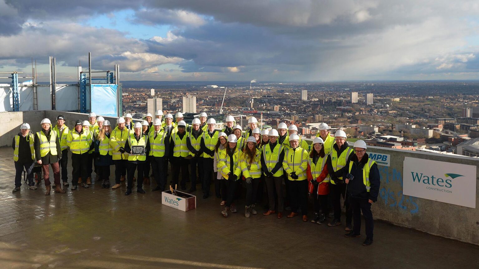 A new addition to the Birmingham Skyline, another success for the UK housing market
