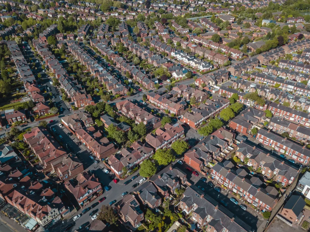 A social housing estate in the UK