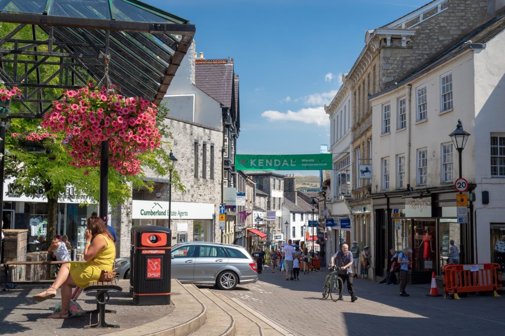 photo of the high street in Kendal, a prime spot for a holiday let