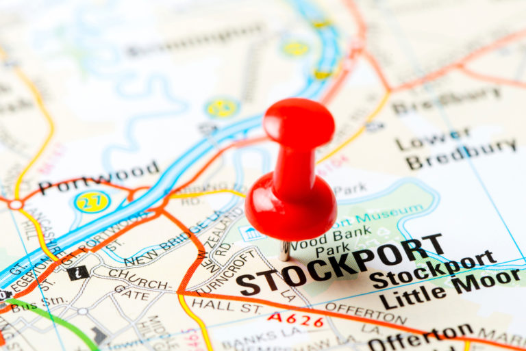 Underbanks stockport map
