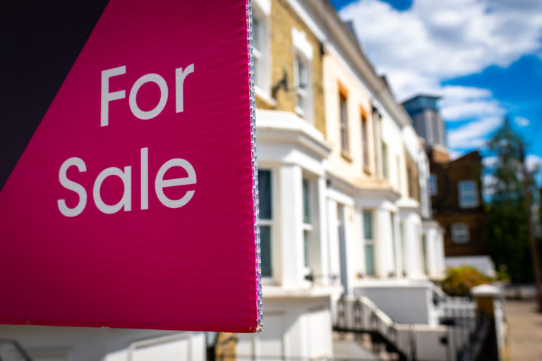 UK house prices sale