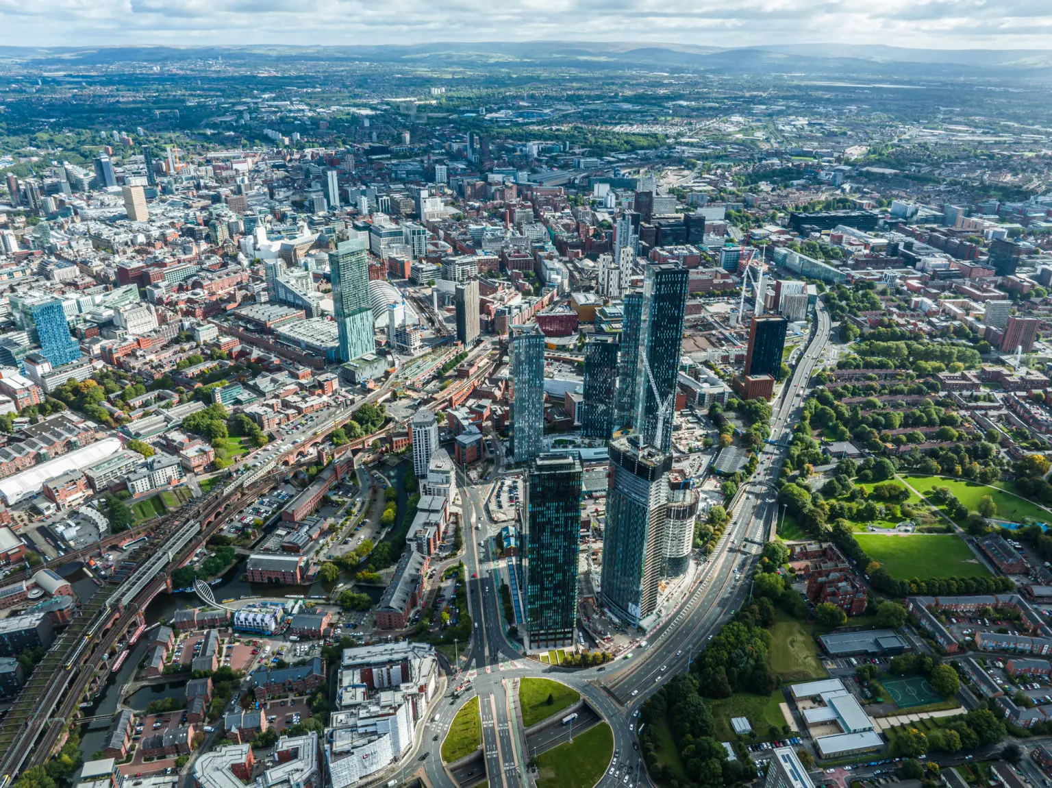 Manchester property city view rental yields property investors
