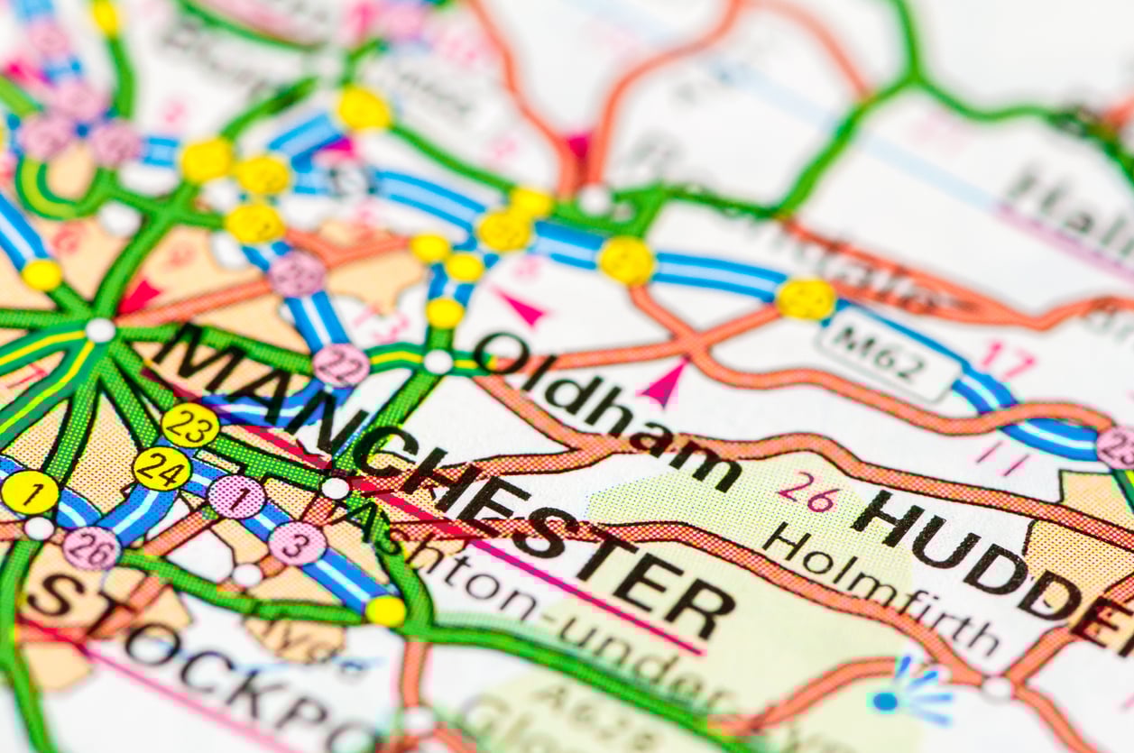 Manchester map