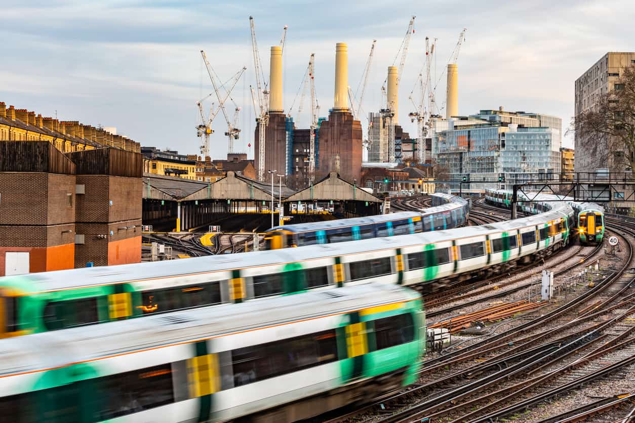 London commuter train property investors