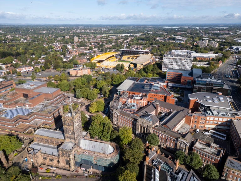 Wolverhampton city centre, West Midlands, England